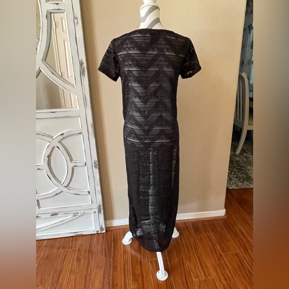 Wet Seal - Long Black Swimsuit Cover Up - Size: Large - Picture 3 of 7
